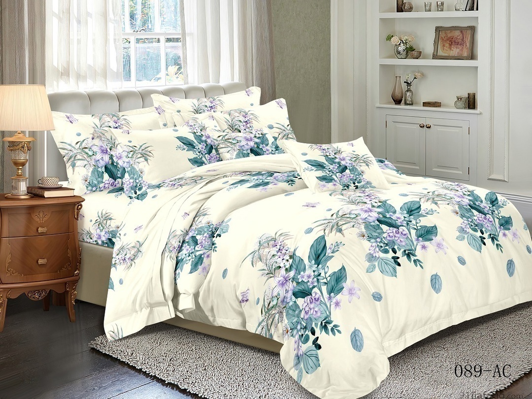 КПБ евро полисатин Art Color AC (нав. 50*70-2шт) Клео <AC-089>