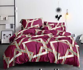 КПБ полисатин с простыней Pandora