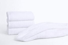 Полотенце махровое Отельное Hotel 500гр Реноме, белый